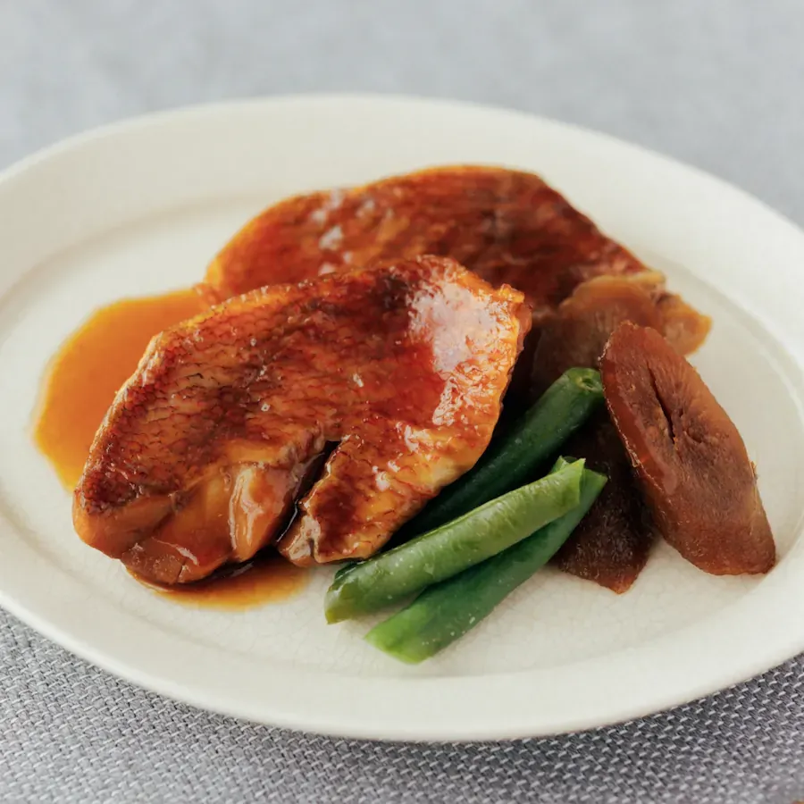 ツクリオの赤魚の煮付けの盛り付け例